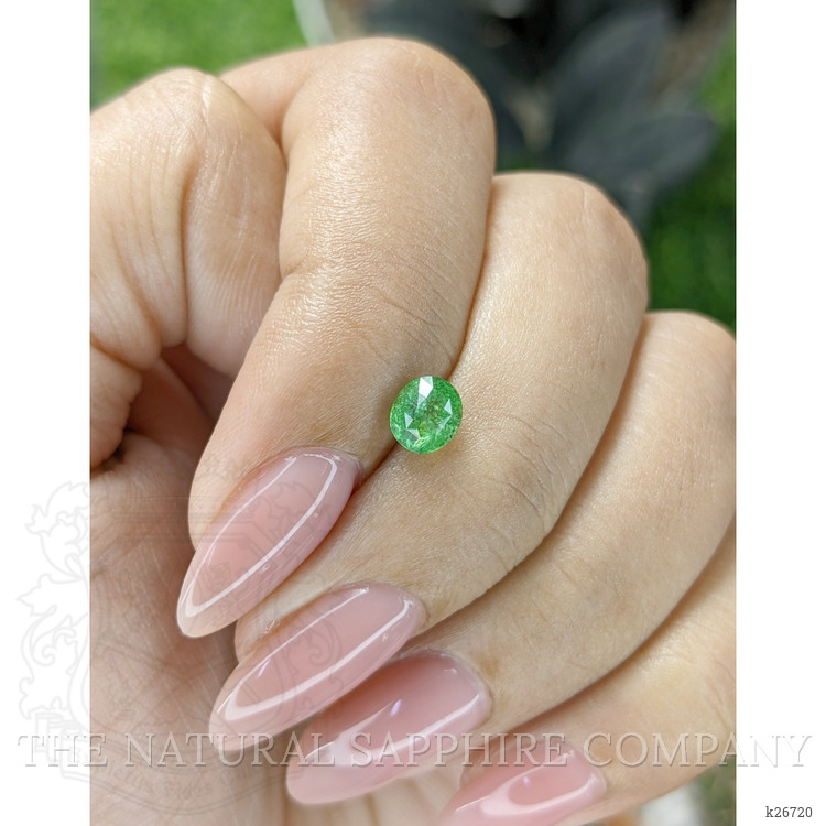 0.75 Ct. Tsavorite Garnet from Tanzania