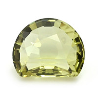 1.20 Ct. Yellowish Green Chrysoberyl from Ceylon (Sri Lanka) Video