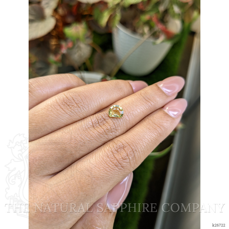 1.20 Ct. Yellowish Green Chrysoberyl from Ceylon (Sri Lanka)