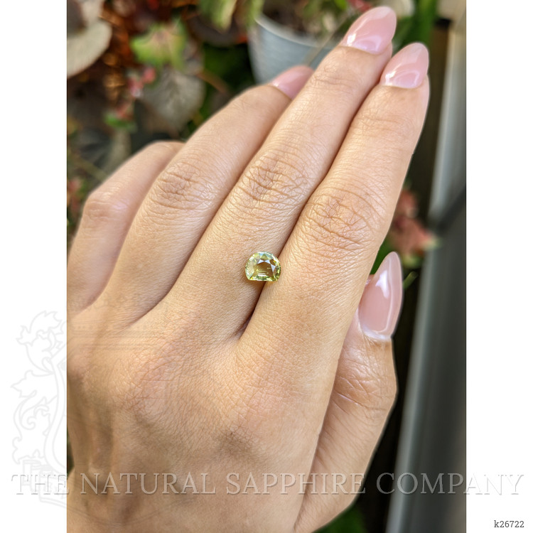 1.20 Ct. Yellowish Green Chrysoberyl from Ceylon (Sri Lanka)