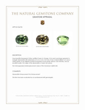 0.34 Ct. Alexandrite from Ceylon (Sri Lanka) Appraisal