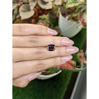3.52 Ct. Purplish Red Garnet from Ceylon (Sri Lanka) Life Style