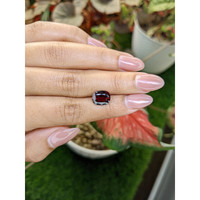 3.52 Ct. Purplish Red Garnet from Ceylon (Sri Lanka) Life Style