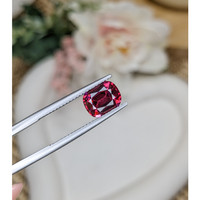 2.43 Ct. Purplish Red Rhodolite Garnet from Ceylon (Sri Lanka) Life Style