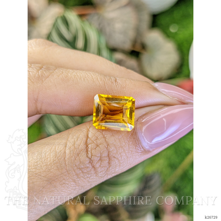 5.70 Ct. Yellowish Orange Citrine from Brazil