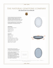 5.32 Ct. White Opal from Australia 3 D Scan Report