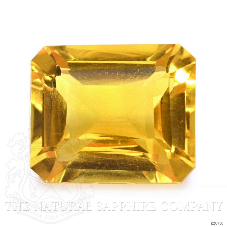 5.74 Ct. Orangish Yellow Citrine from Brazil