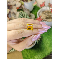 5.74 Ct. Orangish Yellow Citrine from Brazil Life Style