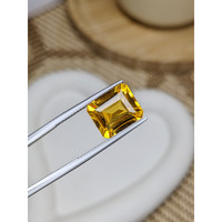 5.74 Ct. Orangish Yellow Citrine from Brazil Life Style