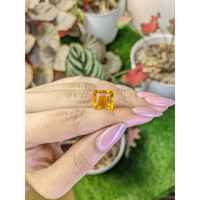 7.97 Ct. Yellowish Orange Citrine from Brazil Life Style