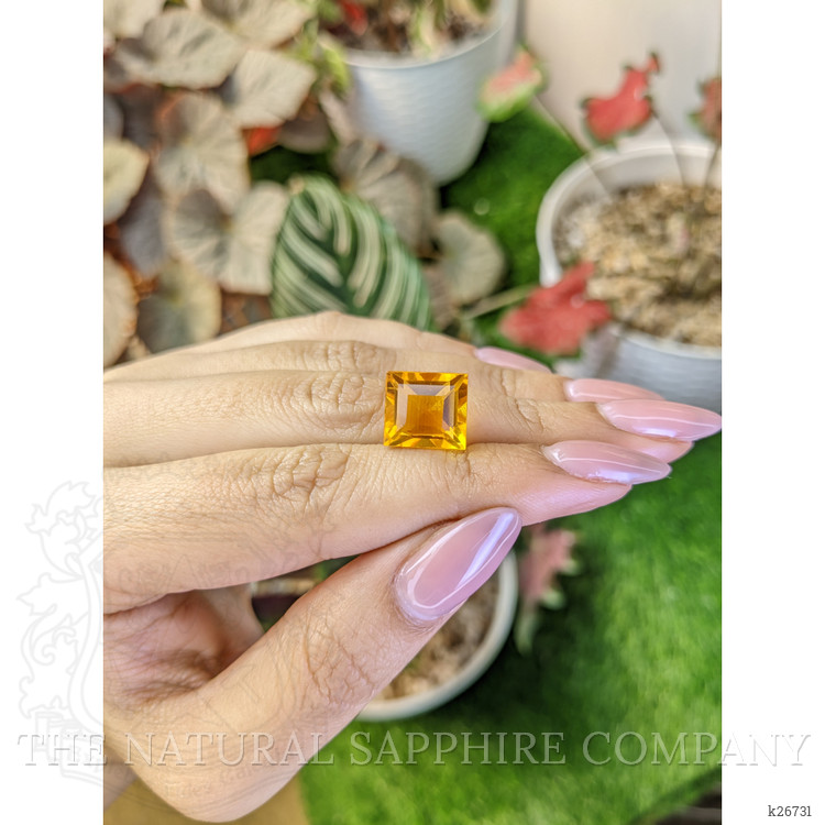 7.97 Ct. Yellowish Orange Citrine from Brazil