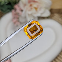 8.29 Ct. Yellowish Orange Citrine from Brazil Life Style