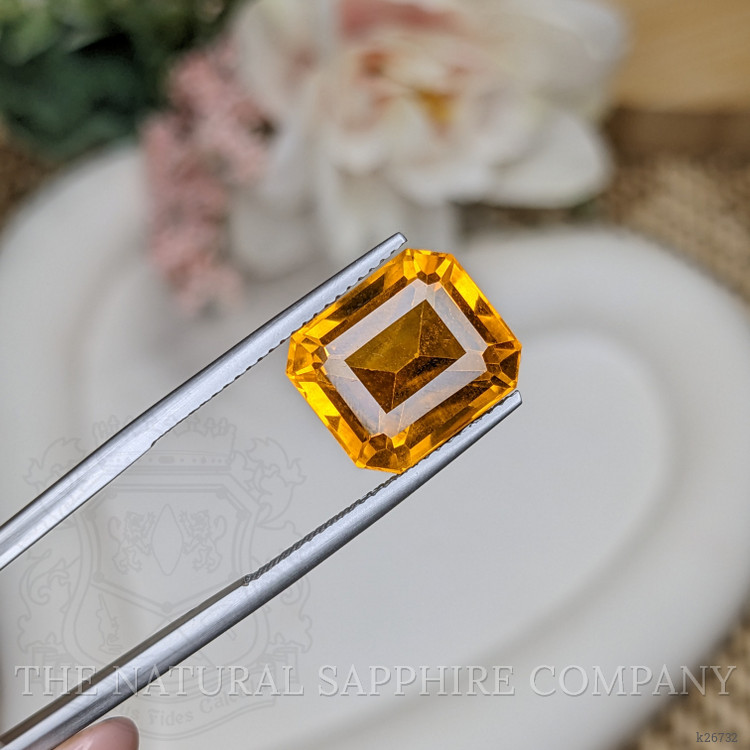 8.29 Ct. Yellowish Orange Citrine from Brazil