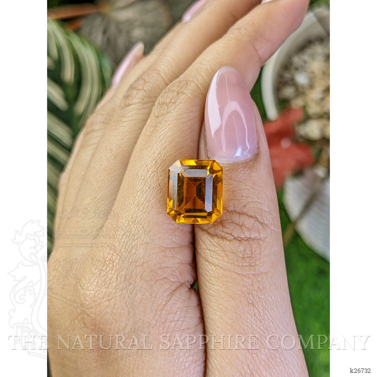 8.29 Ct. Yellowish Orange Citrine from Brazil