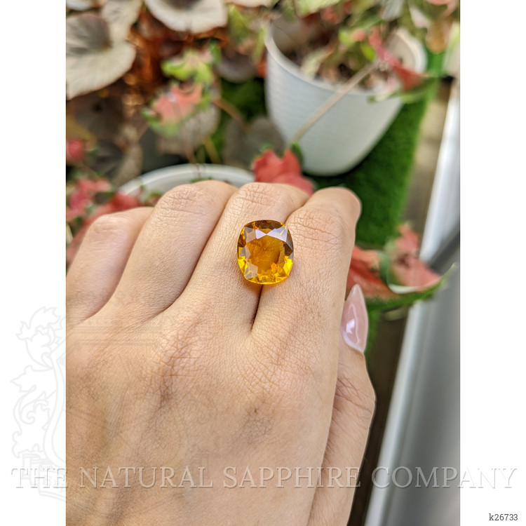 8.43 Ct. Yellowish Orange Citrine from Brazil