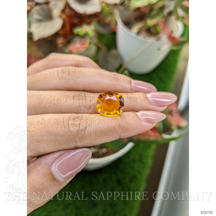 8.43 Ct. Yellowish Orange Citrine from Brazil