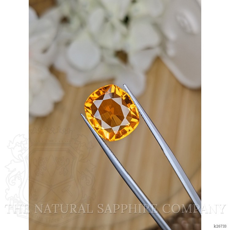 8.43 Ct. Yellowish Orange Citrine from Brazil