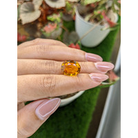 8.60 Ct. Yellowish Orange Citrine from Ceylon (Sri Lanka) Life Style