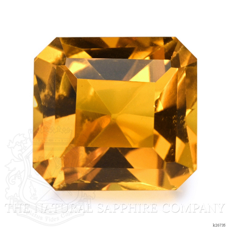9.38 Ct. Yellowish Orange Citrine from Ceylon (Sri Lanka)