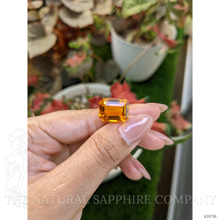 12.57 Ct. Orange Citrine from Brazil