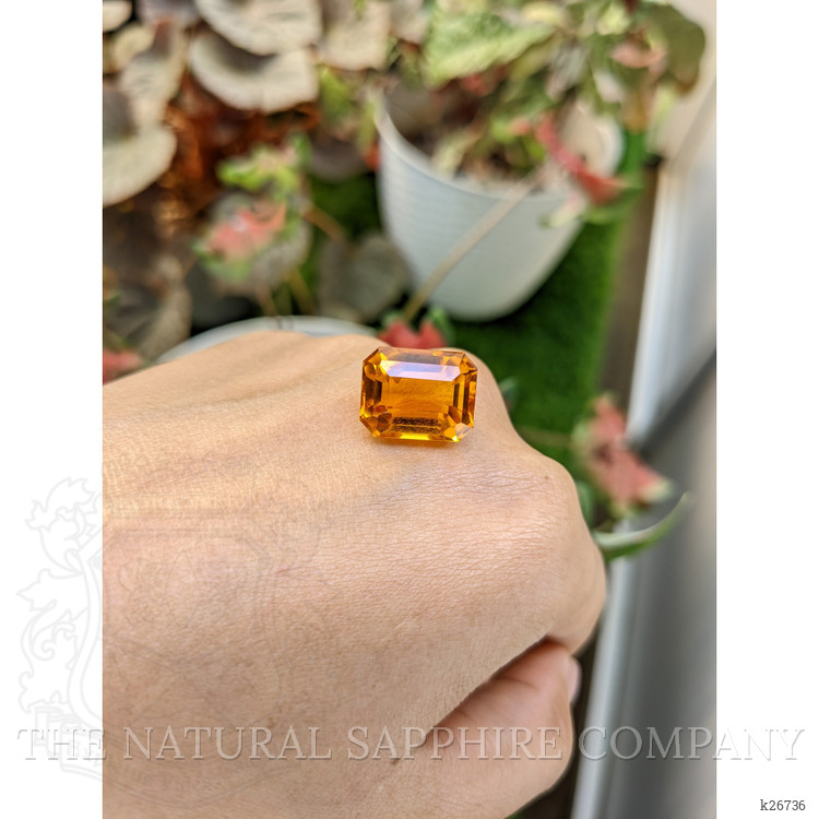 12.57 Ct. Orange Citrine from Brazil