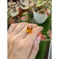 12.57 Ct. Orange Citrine from Brazil Life Style