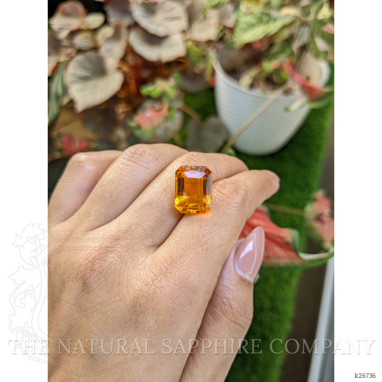 12.57 Ct. Orange Citrine from Brazil
