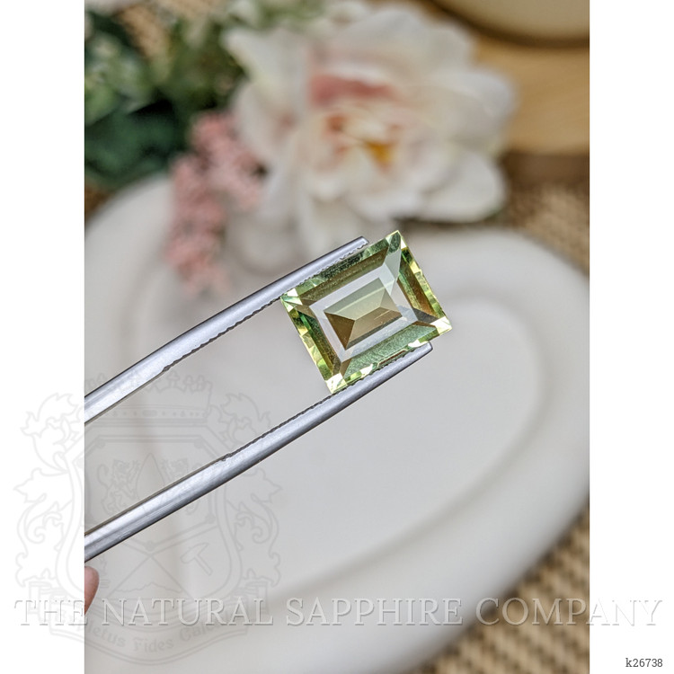 4.62 Ct. Yellowish Green Prasiolite from Brazil