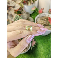 4.62 Ct. Yellowish Green Prasiolite from Brazil Life Style