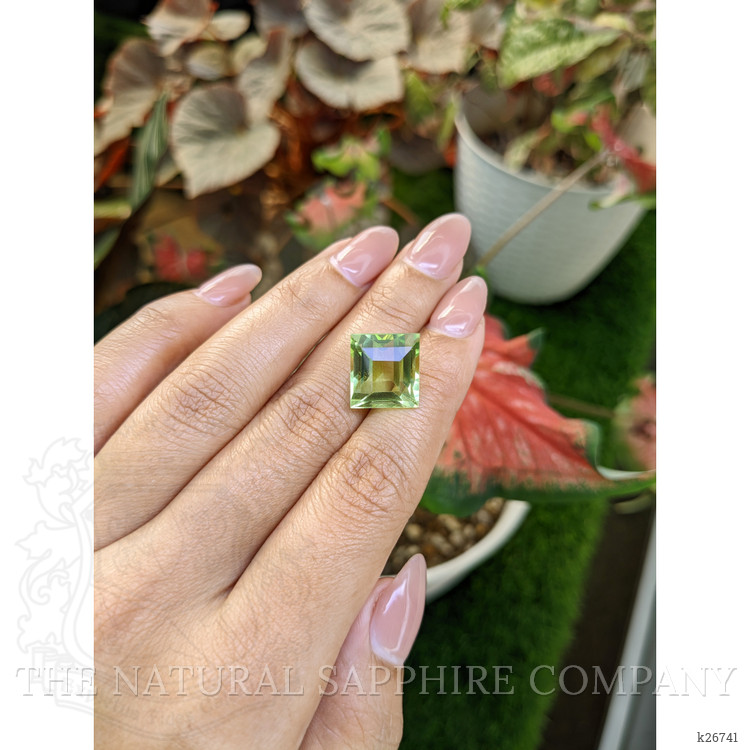11.68 Ct. Yellowish Green Prasiolite from Brazil