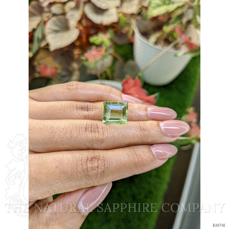 11.68 Ct. Yellowish Green Prasiolite from Brazil