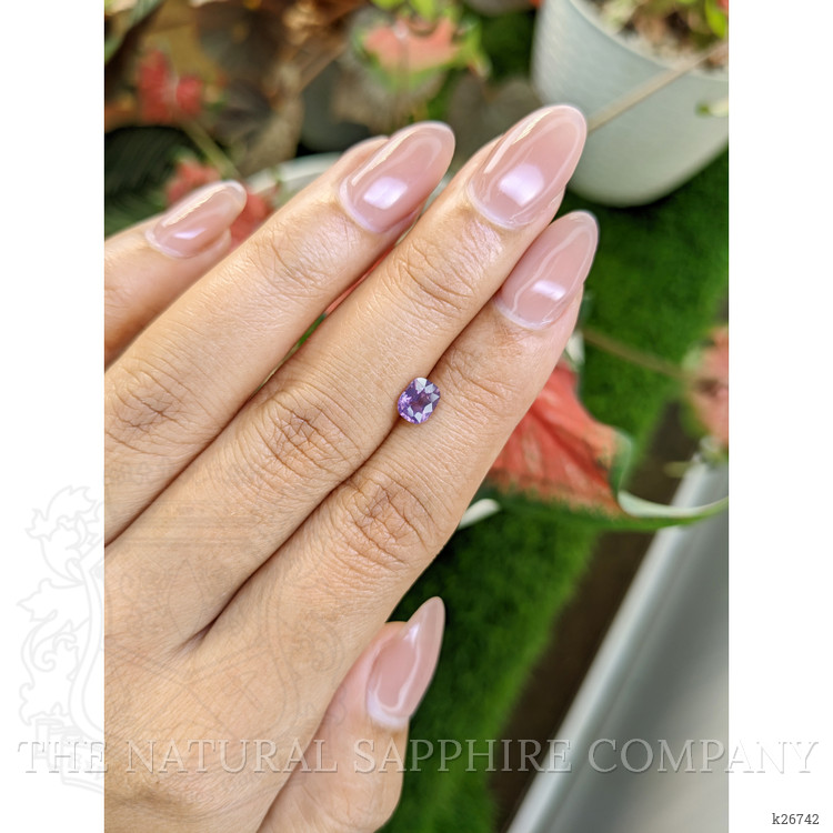 0.66 Ct. Purple Spinel from Ceylon (Sri Lanka)