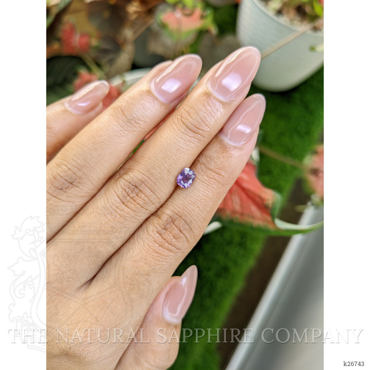 0.79 Ct. Pinkish Purple Spinel from Ceylon (Sri Lanka)