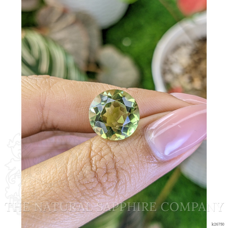 7.49 Ct. Yellowish Green Prasiolite from Madagascar