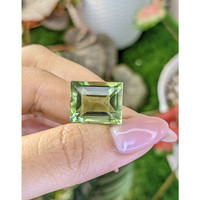 16.24 Ct. Yellowish Green Prasiolite from Madagascar Life Style