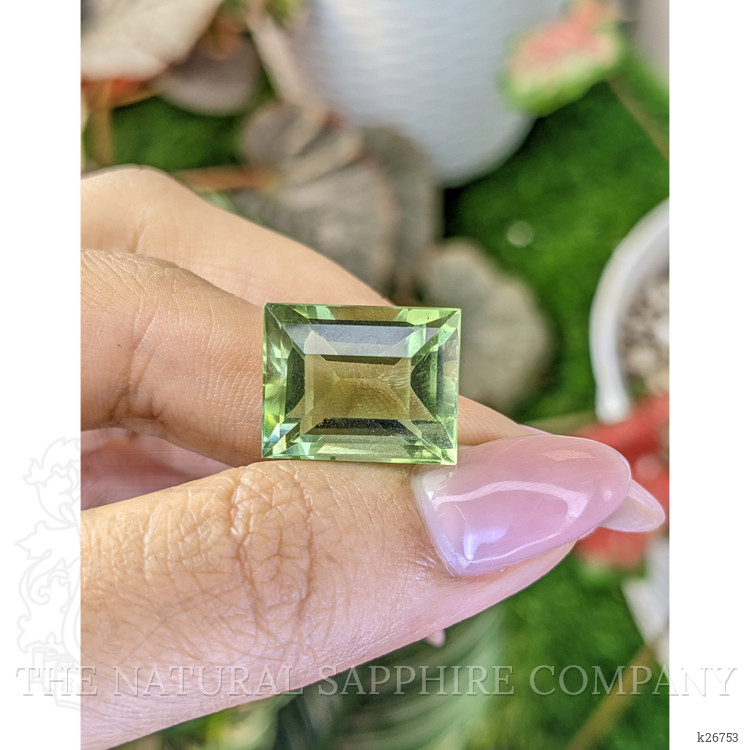16.24 Ct. Yellowish Green Prasiolite from Madagascar