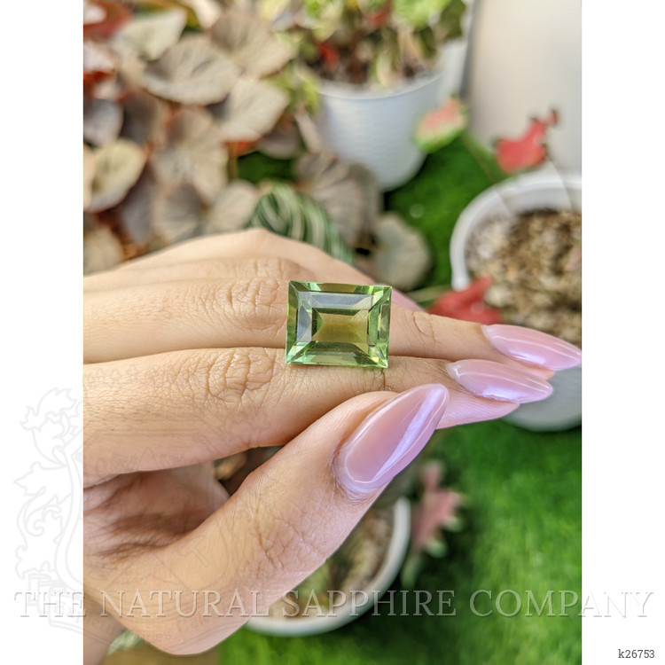 16.24 Ct. Yellowish Green Prasiolite from Madagascar