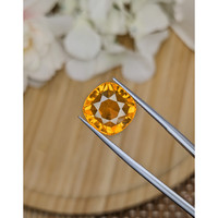 8.40 Ct. Yellowish Orange Citrine from Ceylon (Sri Lanka) Life Style
