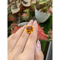 12.64 Ct. Orange Citrine from Ceylon (Sri Lanka) Life Style