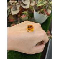 12.64 Ct. Orange Citrine from Ceylon (Sri Lanka) Life Style