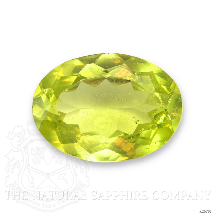 6.20 Ct. Yellowish Green Chrysoberyl from Ceylon (Sri Lanka)