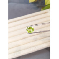 6.24 Ct. Yellowish Green Chrysoberyl from Ceylon (Sri Lanka) Life Style