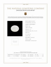 1.97 Ct. Cabochon White Opal from Australia Scan Report