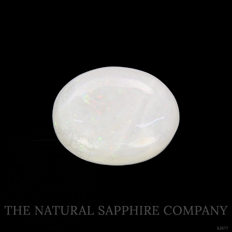 1.97 Ct. Cabochon White Opal from Australia