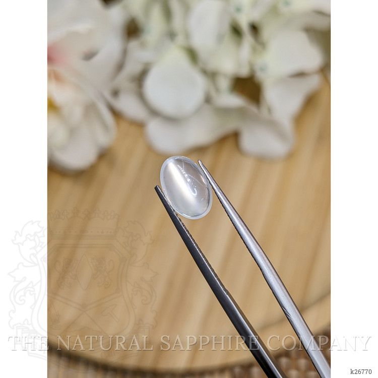 1.59 Ct. White Cabochon Moonstone from Ceylon (Sri Lanka)