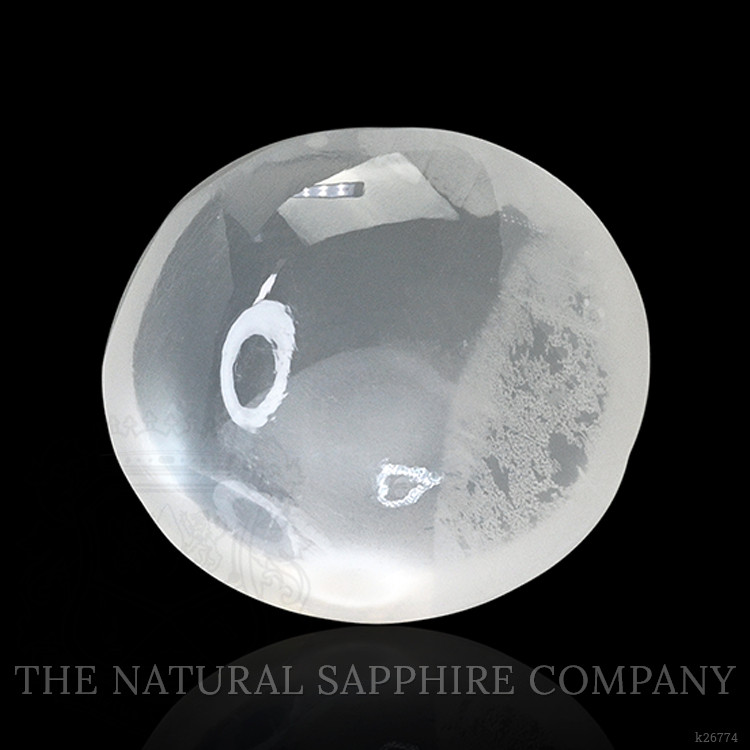 2.26 Ct. White Cabochon Moonstone from Ceylon (Sri Lanka)