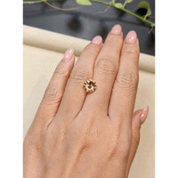 2.64 Ct. Orangish Brown Garnet from South Africa Life Style