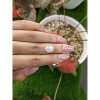 2.37 Ct. White Cabochon Moonstone from Ceylon (Sri Lanka) Life Style