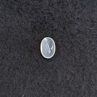 2.37 Ct. White Cabochon Moonstone from Ceylon (Sri Lanka) Life Style
