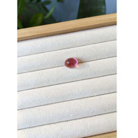 7.23 Ct. Reddish Pink Cabochon Rubellite Tourmaline from Nigeria Life Style